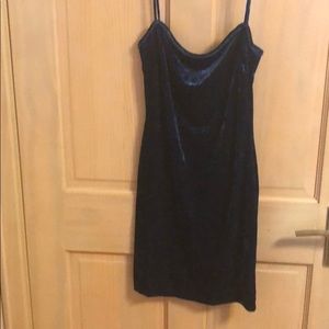 Velvet mini dress